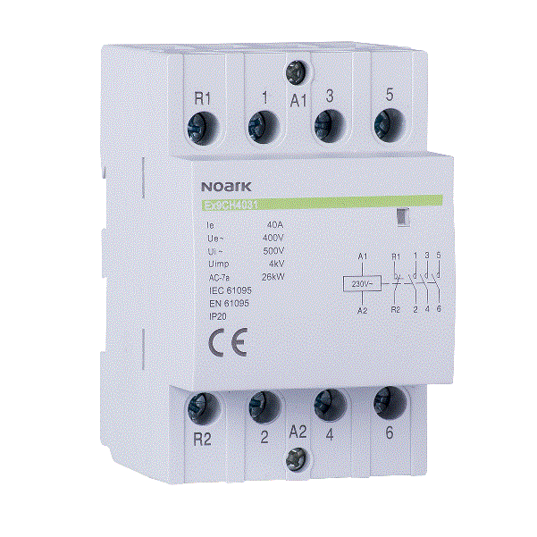 Noark Heating Contactor landing image Noark Din Rail Heating Contactors 230 V 50/60Hz