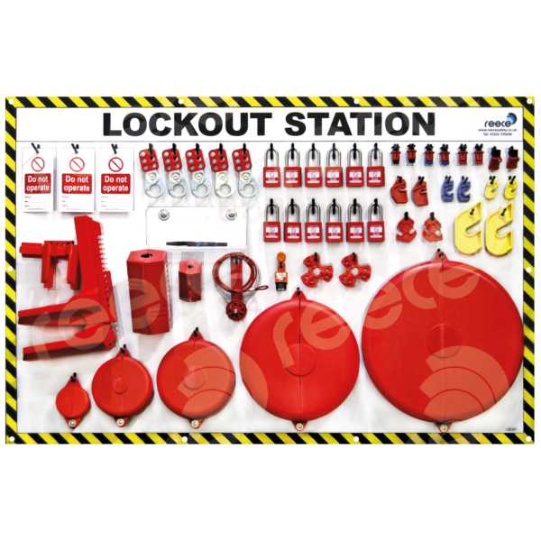 lse307 LSE307 Equipment Lockout Station Shadow Board
