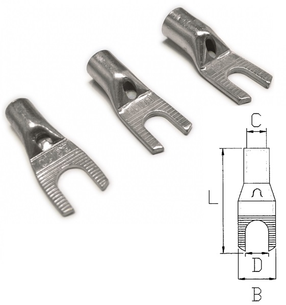 Non-Insulated Power Spade Terminals