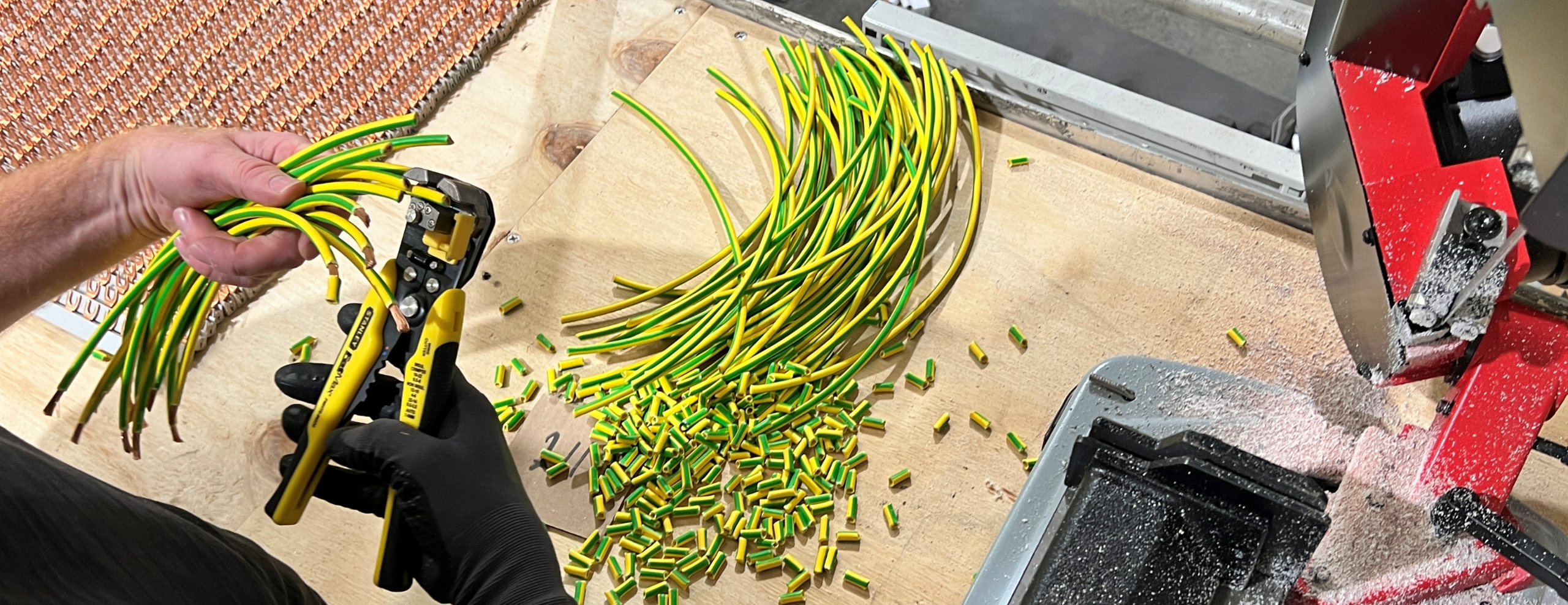 Electrical cable preparation